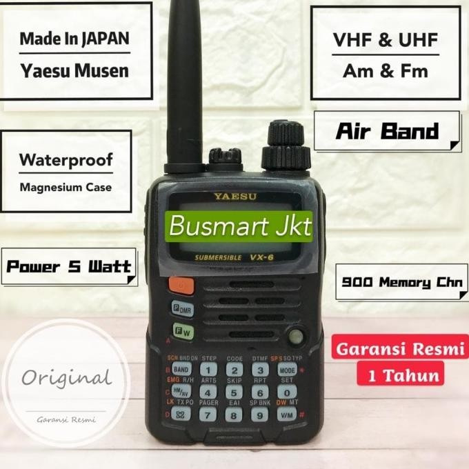 Sale Ht Yaesu Vx 6R / Yaesu Vx6R Original Garansi Resmi