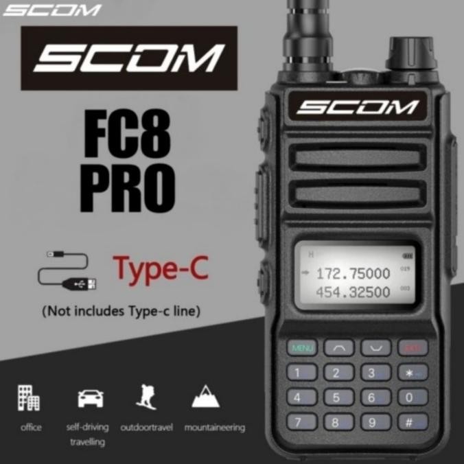 Grosir Ht Scom Fc8 Pro Ht Dual Band Jaman Now Support Usb C Charging