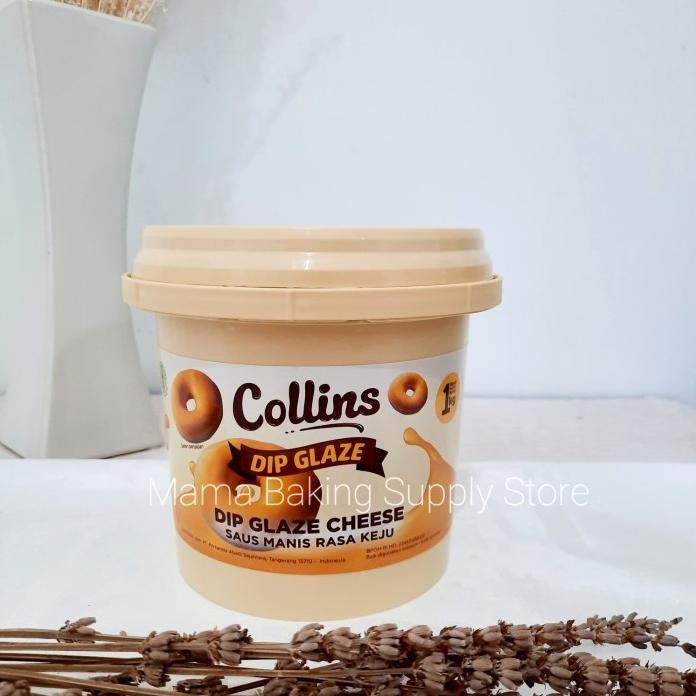 

COLLINS Cheese Dip Glaze Rasa Keju Cheese Collins Topping Sauce 1 kg murah