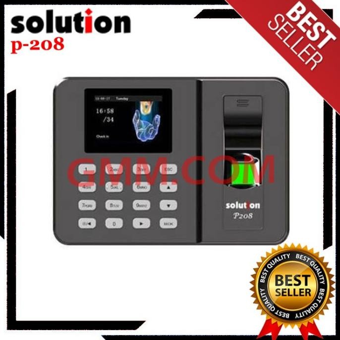 

Promo Fingerprint Solution P208 / Mesin Absensi Sidik Jari / Finger Print