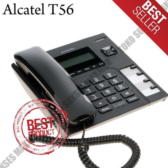 Grosir Telepon Single Line Alcatel T56 - Hitam