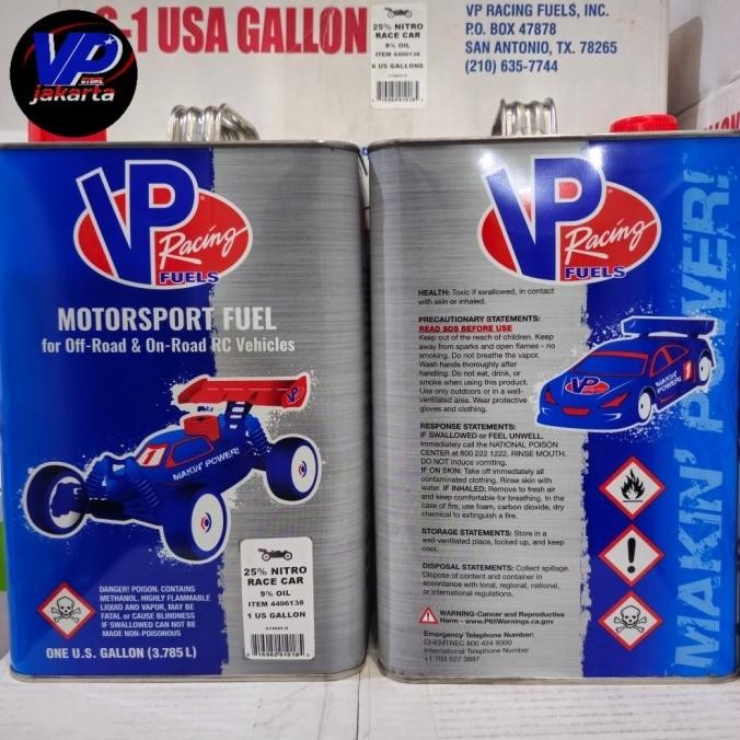 Promo Vp Fuel 25% Nitro Race Car Bahan Bakar Engine Rc Car 9%Oil