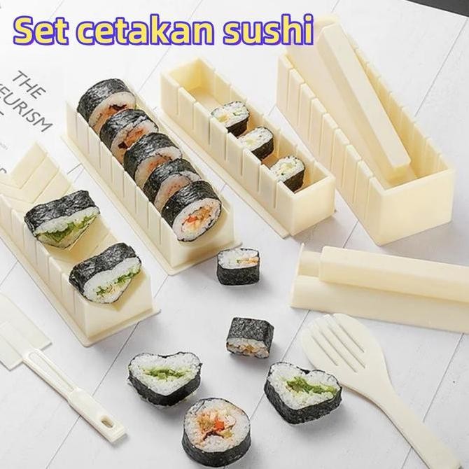 Promo Alas Gulung Sushi/Set Sushi/Alat Gulung Sushi/Alas Sushi Bambu/Cetakan Cetakan Kitchenware Tat