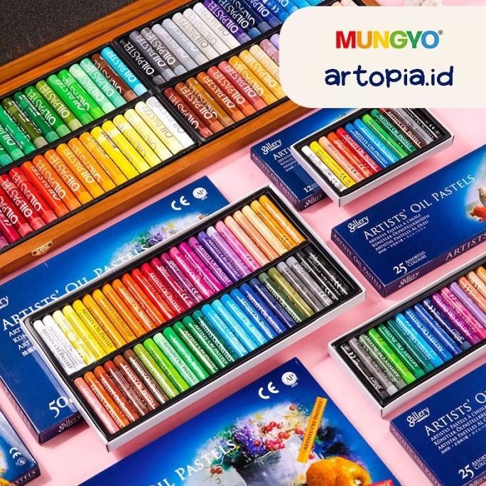 

Mungyo Artist Soft Oil Pastel 12 / 25 Colors Warna / Krayon Crayon ZER