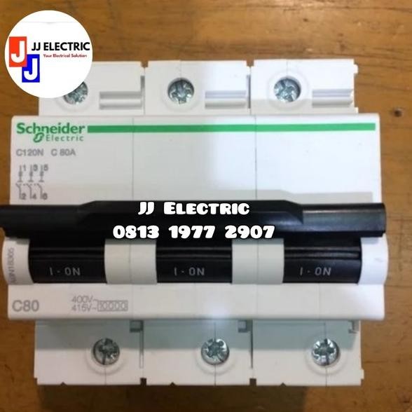 MCB 80A 3P C120N Schneider