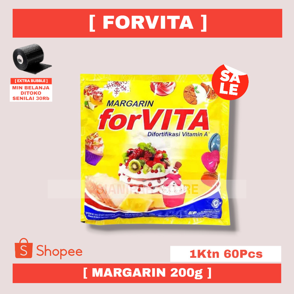 

FORVITA MARGARINE PCK 200g