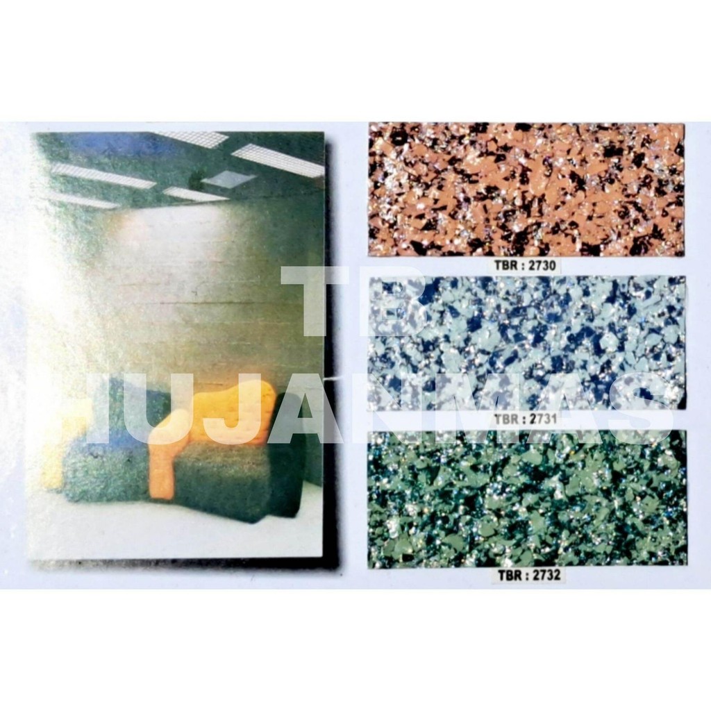 ARTURO Cat Tembok Dinding Teksture 1 Kg Tipe Tabor (TBR) Flakes Multicolor Terbaik Type Tekstur Text