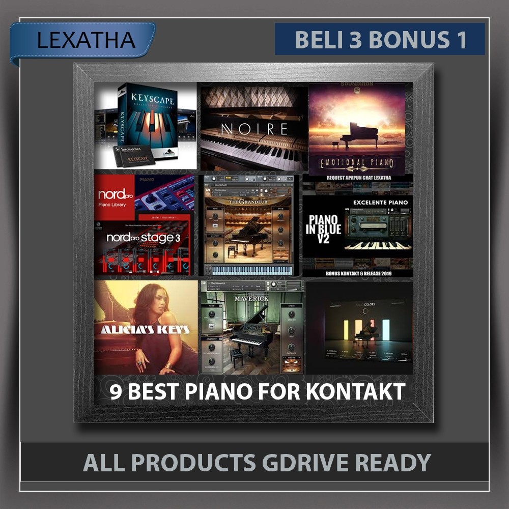 KONTAKT 7 + 9 Best Piano Library Keyscape Noire Alicia Keys Nordstage