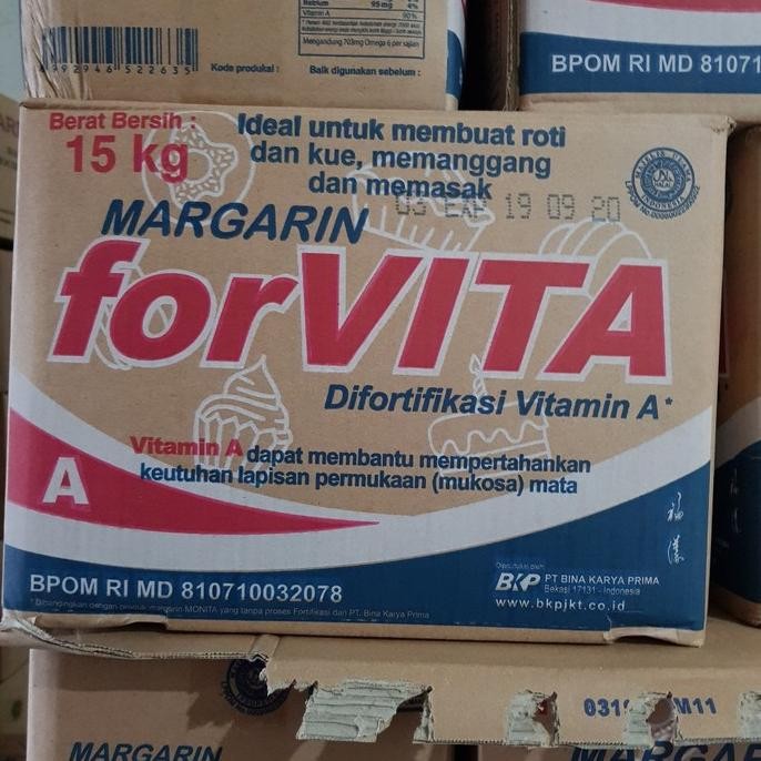 

Murah Mentega Forvita 15Kg Margarin / Margarine 15 Kg Kurir Toko