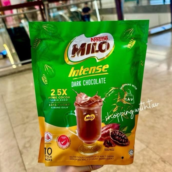 

Promo Milo Intense Dark Chocolate [Import Malaysia] Less Sugar - More Cocoa (10 Sticks)