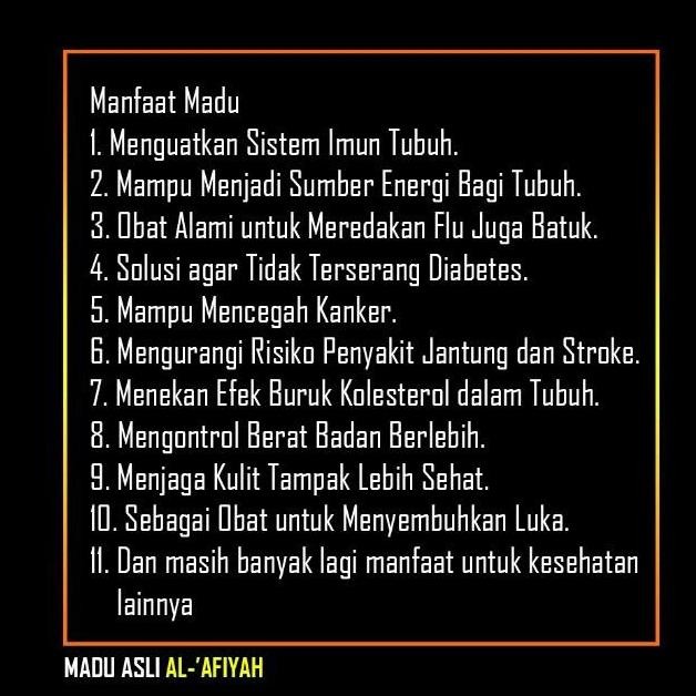 

Murah Madu Shahi Al-Afiyah Plus Doa Ruqyah