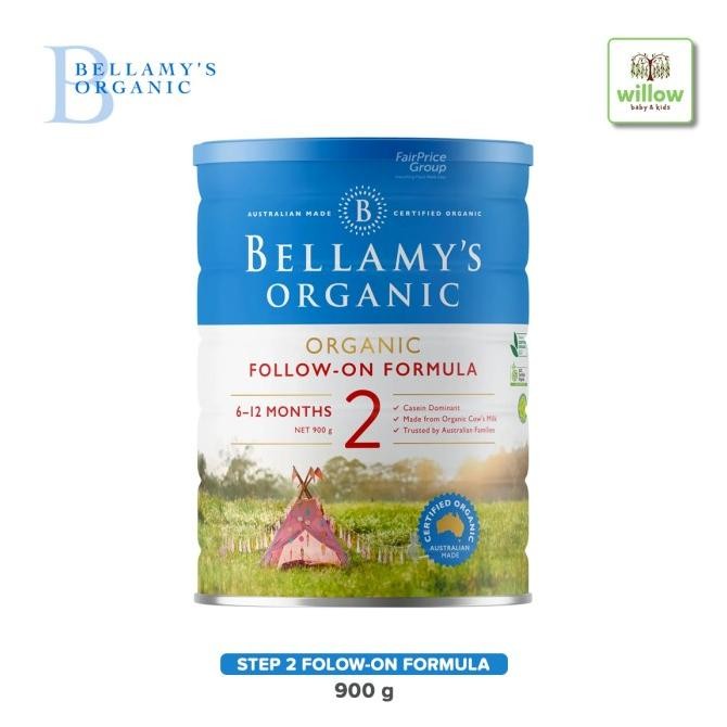 

Bellamys Organic Step 2 Follow-On Formula 900gr - Susu Bubuk