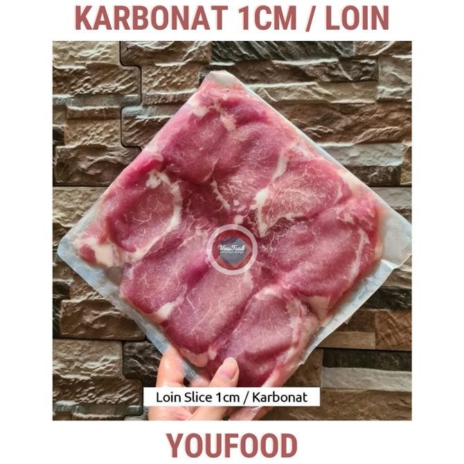 

Grosir Pork Loin Slice - Bali / Daging Babi Karbonat-Loin Babi Bali 500Gr