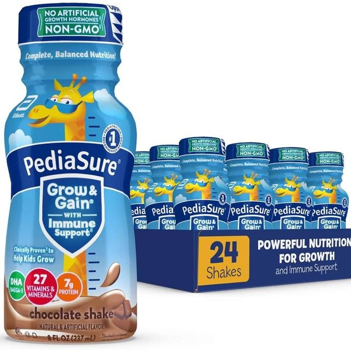 

Promo Pediasure Grow & Gain Kids Shake W/ Protein Dha Vitamins Chocolate 24C