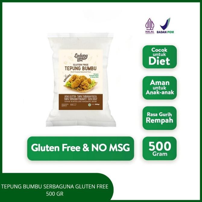 

Promo Tepung Bumbu Serbaguna Ladang Lima 500 Gr