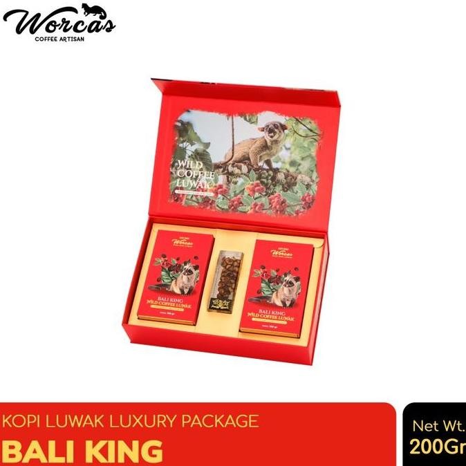 

Promo Worcas Kopi Luwak Liar Bali King Luxury Package 200Gr