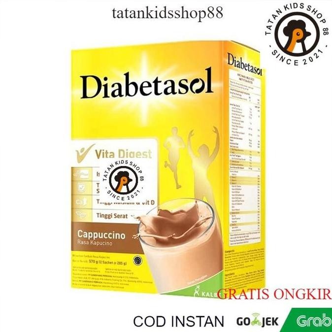 

Grosir Diabetasol 570Gr Susu Rasa Vanilla Coklat Capucino Nutrisi Pengganti Makan Kontrol Gula Darah
