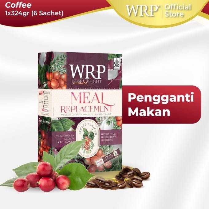 

Murah Wrp Meal Replacement Coffee 324G - Pengganti Makan (Flash Sale)