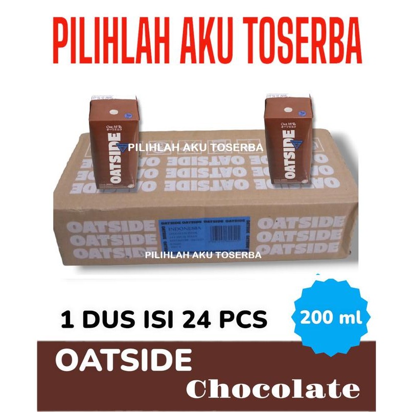 

Grosir Oatside Chocolate Sedotan Susu Oat Milk 200 Ml - ( 1 Dus Isi 24 Pcs )