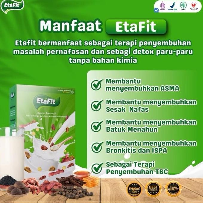 

Grosir Etafit - Solusi Batuk Menahun - Susu Kambing Etawa Bubuk Asli 100% Original - Paket 2 Box Dairy Milk Bahan Serbuk Rendah Gula