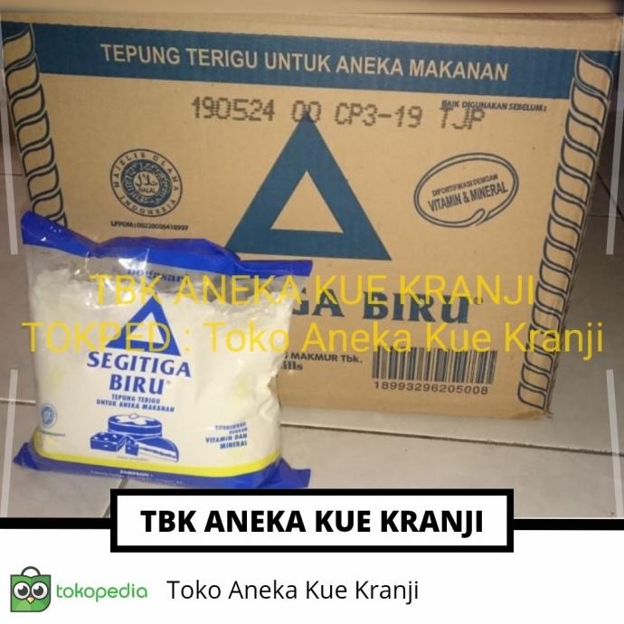 

Grosir Tepung Terigu Segitiga 500 Grx20 Pc/1 Dus/Via Gojek