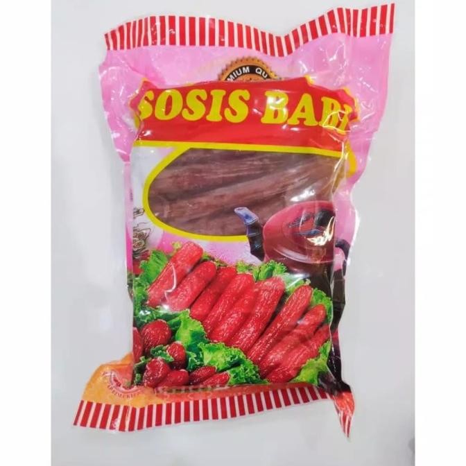 

Sale Repack Lapciong/ Sosis Babi Malaysia Cap Lima Kelawar 500Gr