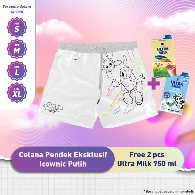 

Promo Ultra Milk Icownic Collector Series - Celana Eksklusif Icownic Putih - Free Ultra Milk 2 Pcs 750 Ml