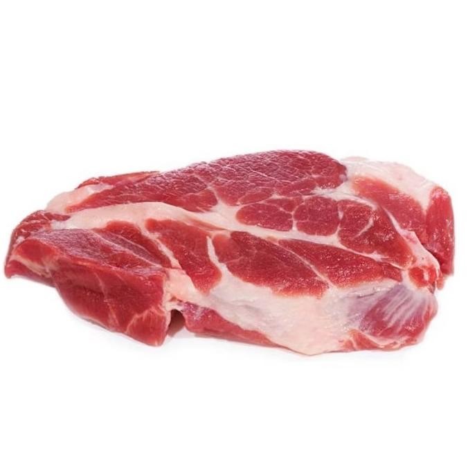 

Grosir Daging Babi Kapsim Atas / Kapsim Kembang / Pork Collar - 1 Kg