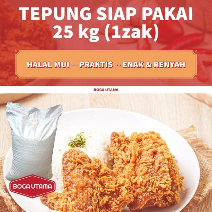 

Sale Tepung Siap Pakai Fried Chicken Ayam Kentaki