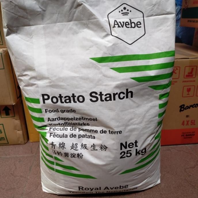 

Sale Avebe Potato Starch/ Tepung Kentang/ Sang Fen/ Sheng Fen 25Kg