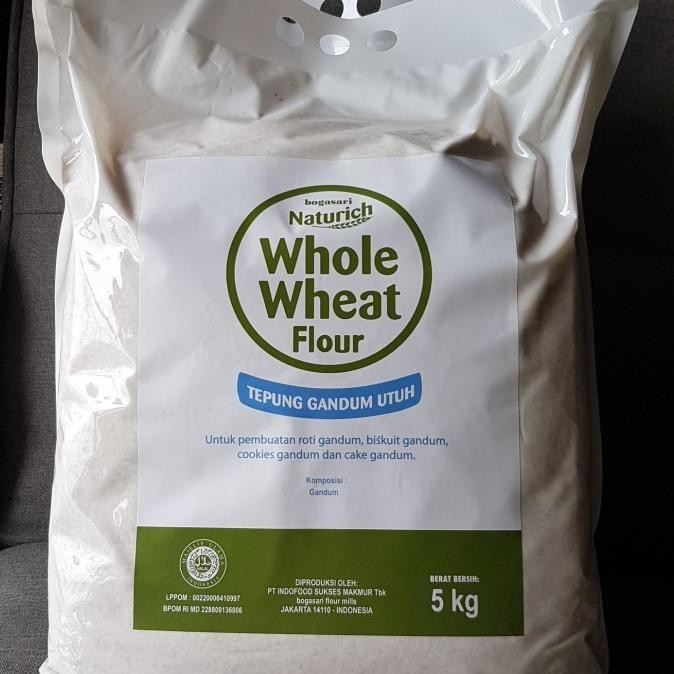 

Sale Tepung Gandum Utuh/Whole Wheat Flour 5Kg/Naturich Bogasari