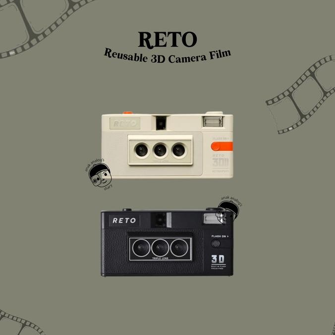 Murah RETO 3D Film Camera Kamera Film 3D Non COD