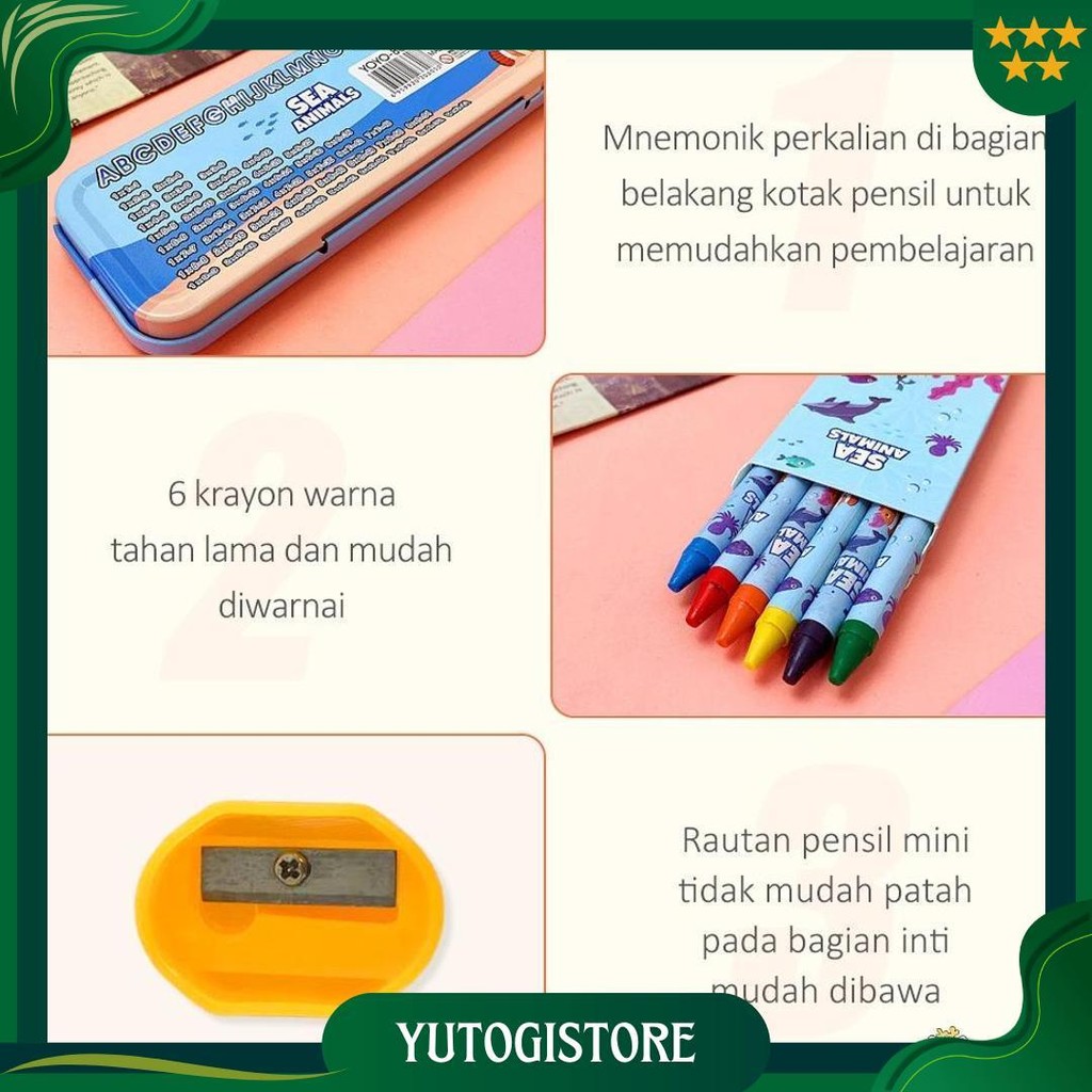 

Bevavar Kotak Pensil Anak Sd Kartun Stationery Set Lengkap Alat Tulis Set Promo