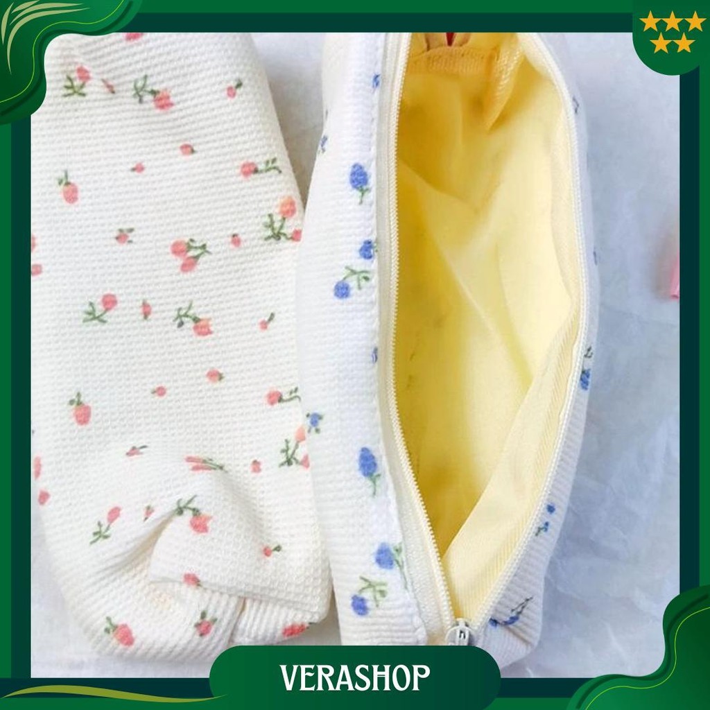 

Mismi Alice Pencil Case Kotak Pensil Sekolah Motif Little Flower Perempuan Trendy - Pc2A Ori