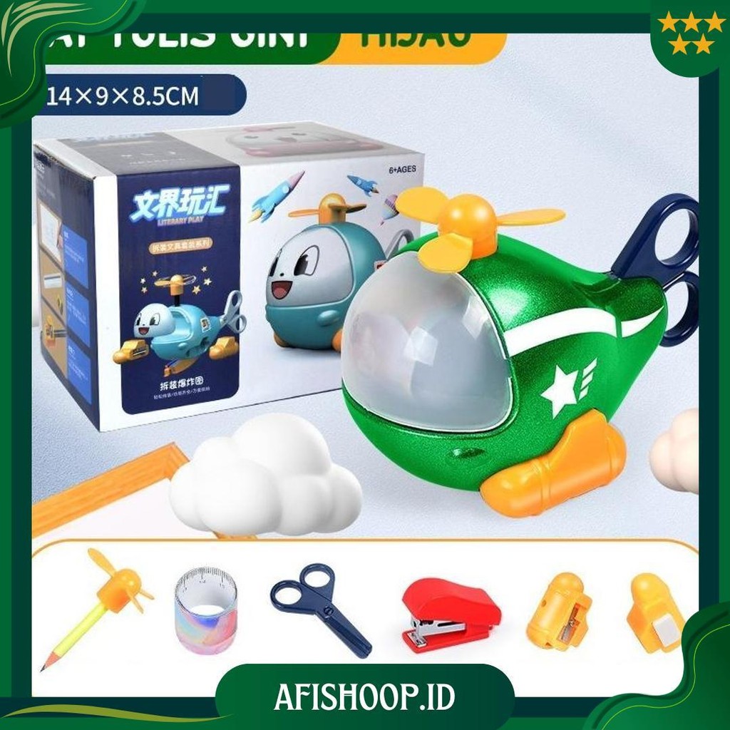 

Dinosaur Stationery 5In1Perlengkapan Tulis Anak & Alat Tulis Stationery Plane 6In1 Promo Puncak