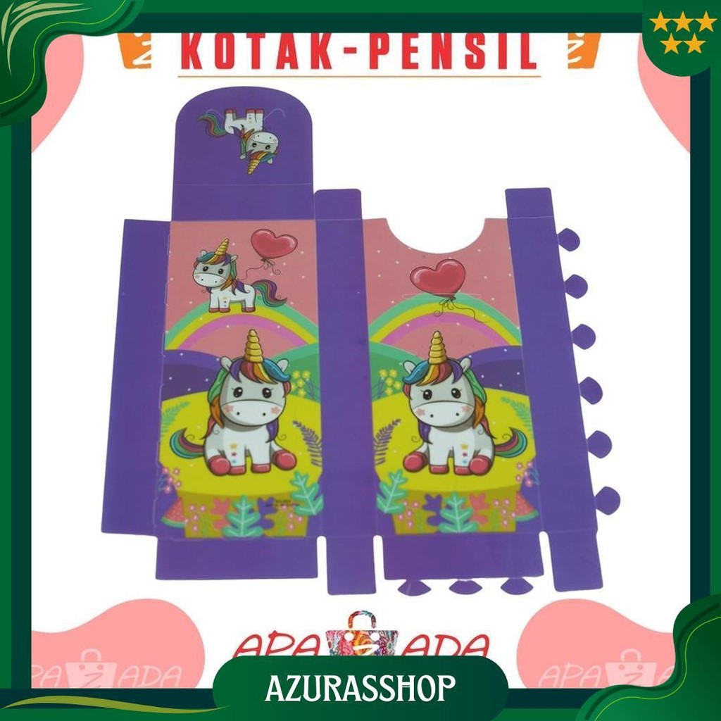 

Apazada - Kotak Pensil Plastik Rakit Karakter / Tempat Pensil Plastik Rakit Sendiri Cowok Cewek Promo Puncak