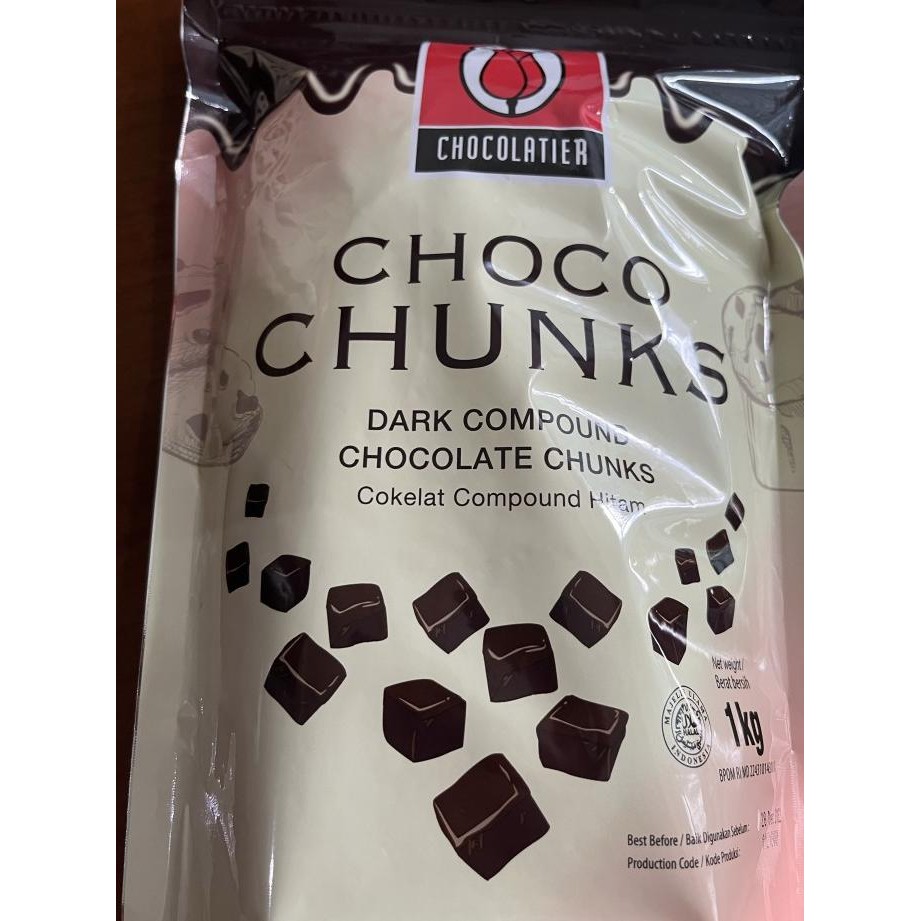 

Murah Tulip Choco Chunks 1 Kg Ziploc Bag Dcc Dark Cooking Chocolate Compoun