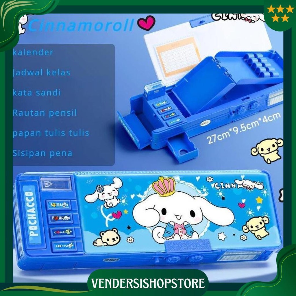 

Kotak Pensil Anak Perempuan Kotak Pensil Kuromi Kotak Pensil Multifungsi Cinnamoroll Kotak Alat Tulis Multifungsi Kunci Kode Perempuan Pensil Sanrio Dua Sisi Bernilai Tinggi Kapasitas Besar Promo 4.4