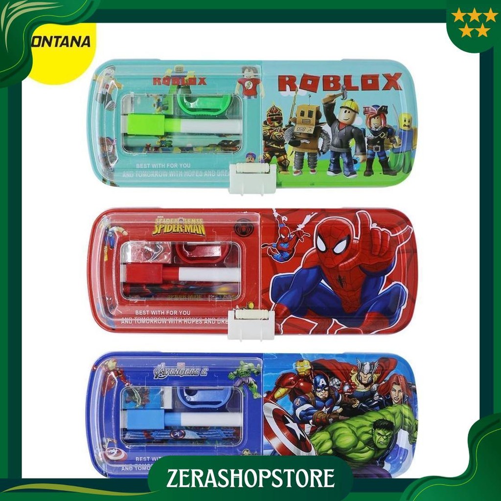 

Montana Kotak Pensil Pencil Case Study Set Tempat Alat Tulis 3323 Ori