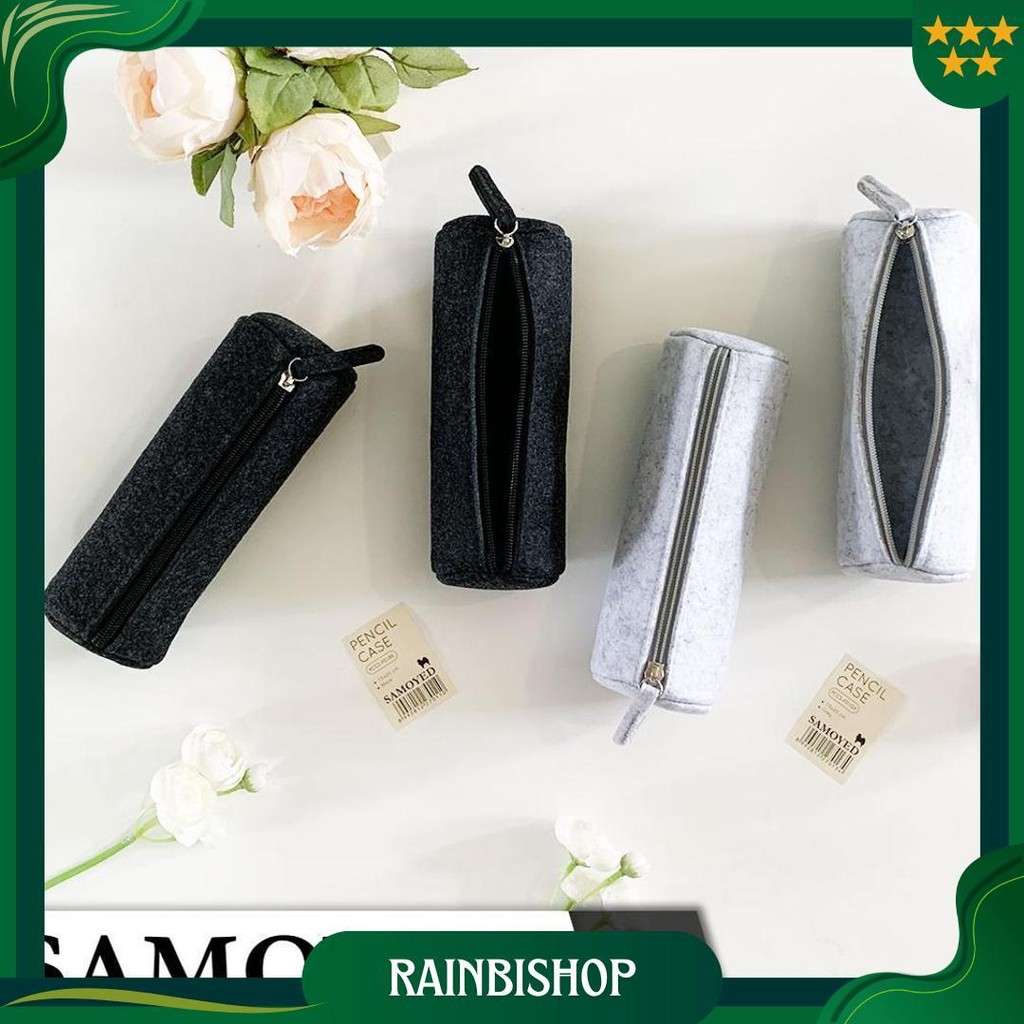 

Tempat / Kotak Pensil / Dompet / Pouch Kain Felt Samoyed Pccs-F01 Ori