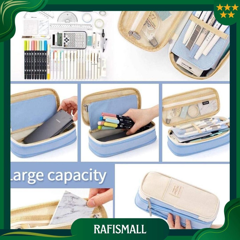 

[Cod] Angoo Kawaii Pencil Cases Large Capacity Pencil Bag Pouch Holder Box For Girls Office Student Stationery Organizer School Supplies Promo 4.4