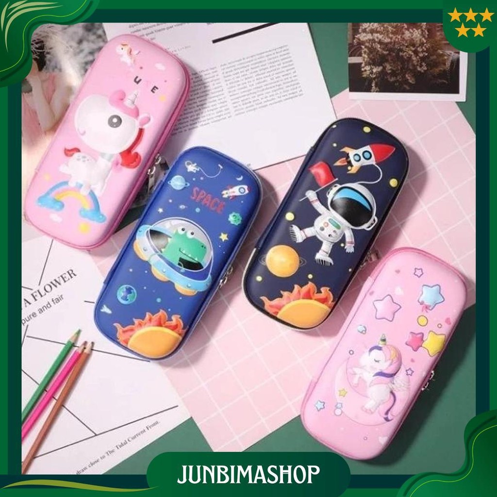 

Kotak Pensil / Tempat Pensil Karakter Gambar 3D / Timbul Gratis Ongkir