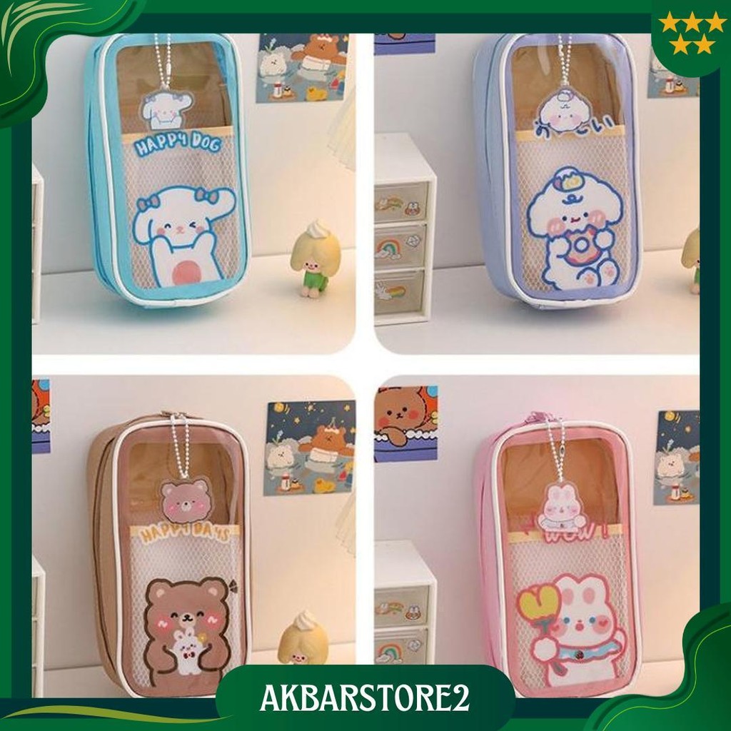 

Dilengkapi Dengan LiontinPencil Case Kotak Pensil Cute Tempat Pencil Fashion Korea Tempat Alat Tulis Kawaii Pencil Tempat Pensil Lucu Anak Cases Large Capacity Box For Girls Office Student Stationery Organizer Promo