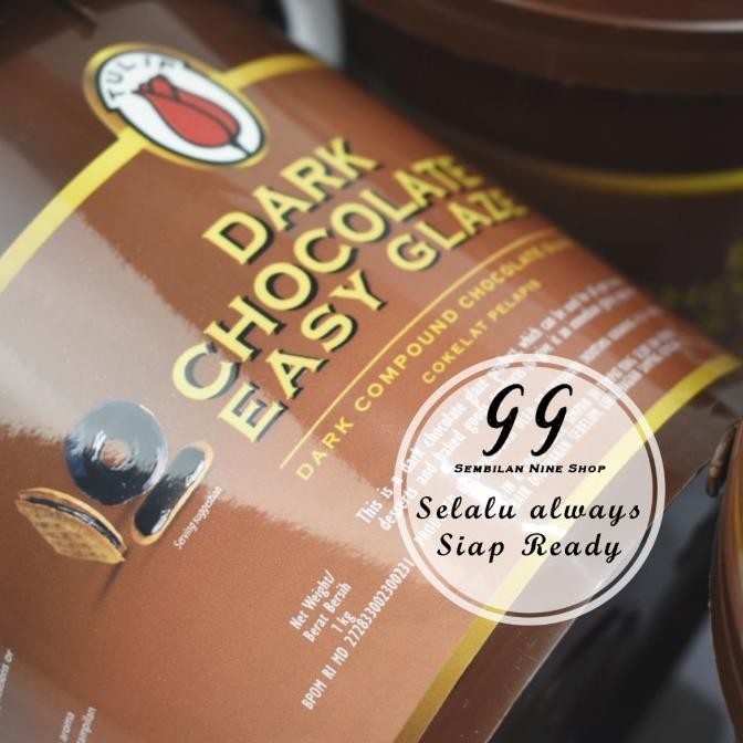 

Grosir Tulip Easy Glaze Dark Chocolate 1 Kg Cokelat Pelapis Dip Glaze Coklat