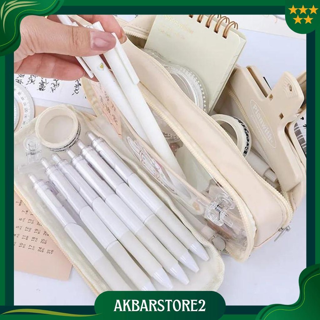 

Loooopy Pencil Case Large Capacity Pencil Case Simple Japanese Stationery Storage Bag School Office Supplies Best Seller