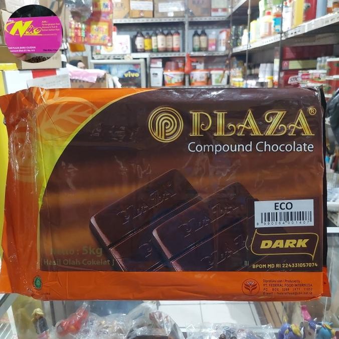 

Sale Coklat Plaza Dark Compound 5Kg Khusus Grab Dan Gojek