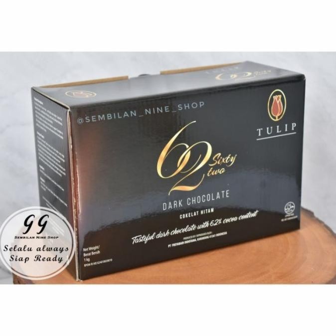 

Sale Tulip 62% Dark Couverture 250 Gram Chocolate Cokelat Coklat Hitam