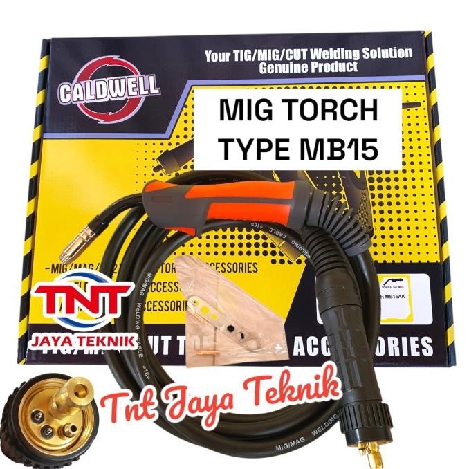 Sale Caldwell Mig Torch Mb15 Ak Stang Las Co2 Caldwell Mb15Ak Mb 15 / Stang Las Mig Mb15 Caldwell