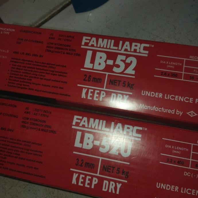 Promo Kawat Las Lb 52U 2.6 Lb 52U 3.2 Lb 52U 4.0