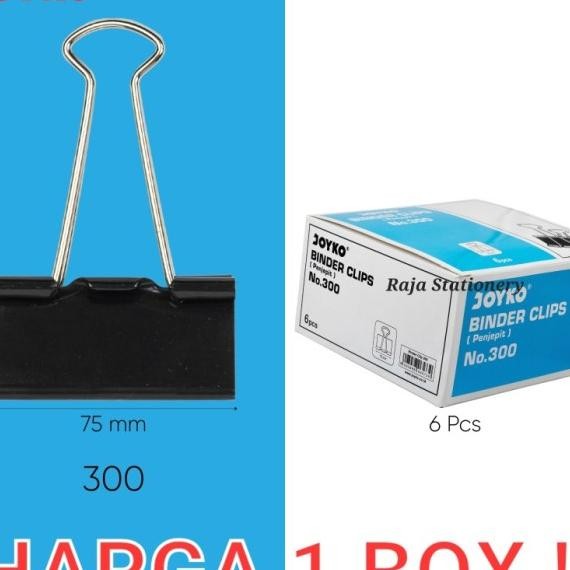 

Joyo Binder Clip 300 75Mm Bear Lip Jepit Erta Bear No.300